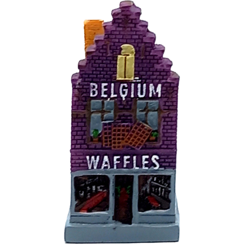 Huisje 5,5 Cm Belgium Waffles  