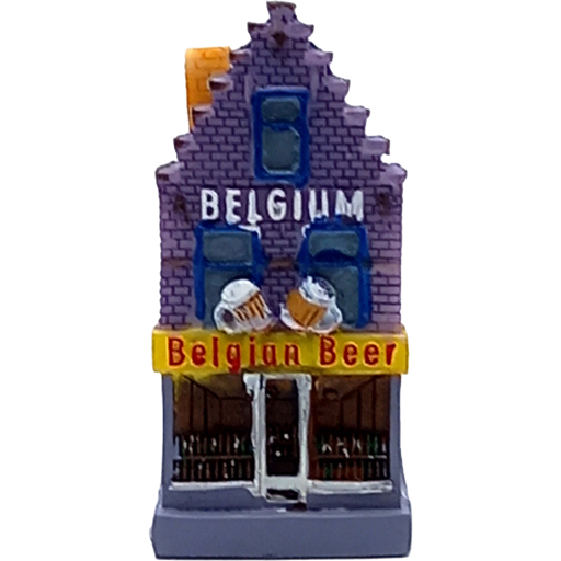 Huisje 5,5 Cm Belgium Beer