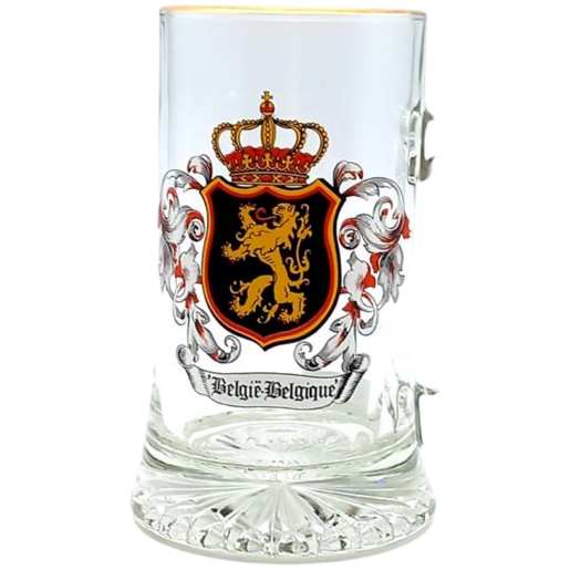 Beerglass G18 0,5 Belgium Emblem