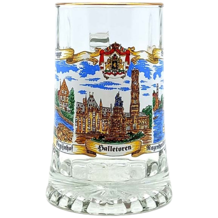 Beerglass G18 0,5 Brugge Triptique