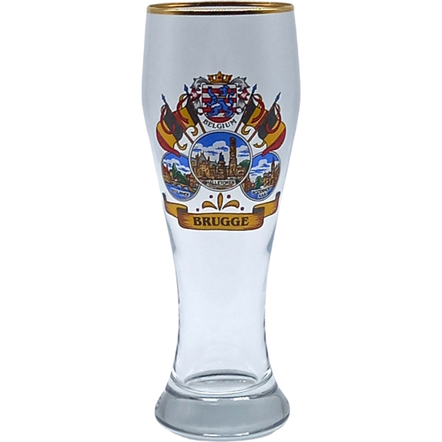 Beerglass W1 0,2 Brugge Flags