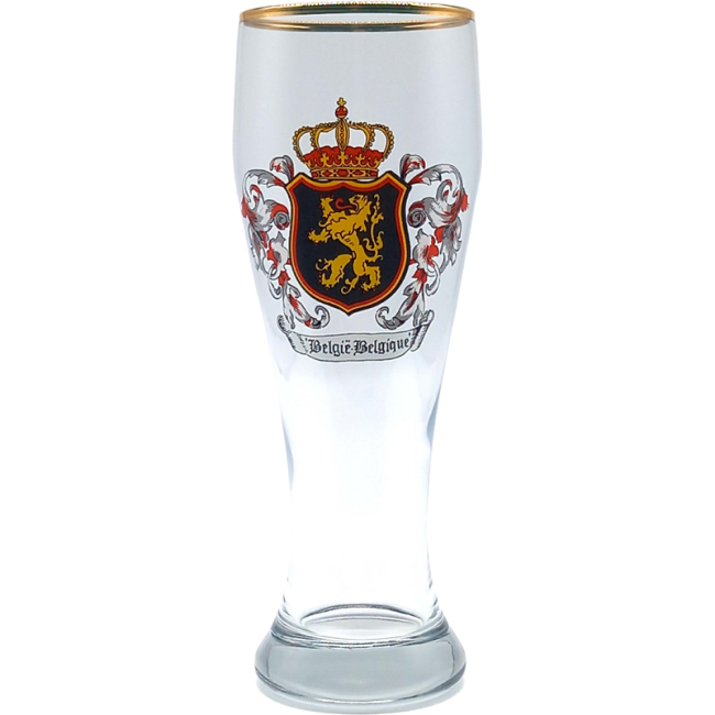 Beerglass W2 0,5 Belgium Emblem