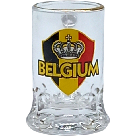Shotglass S6 Belgium Crown