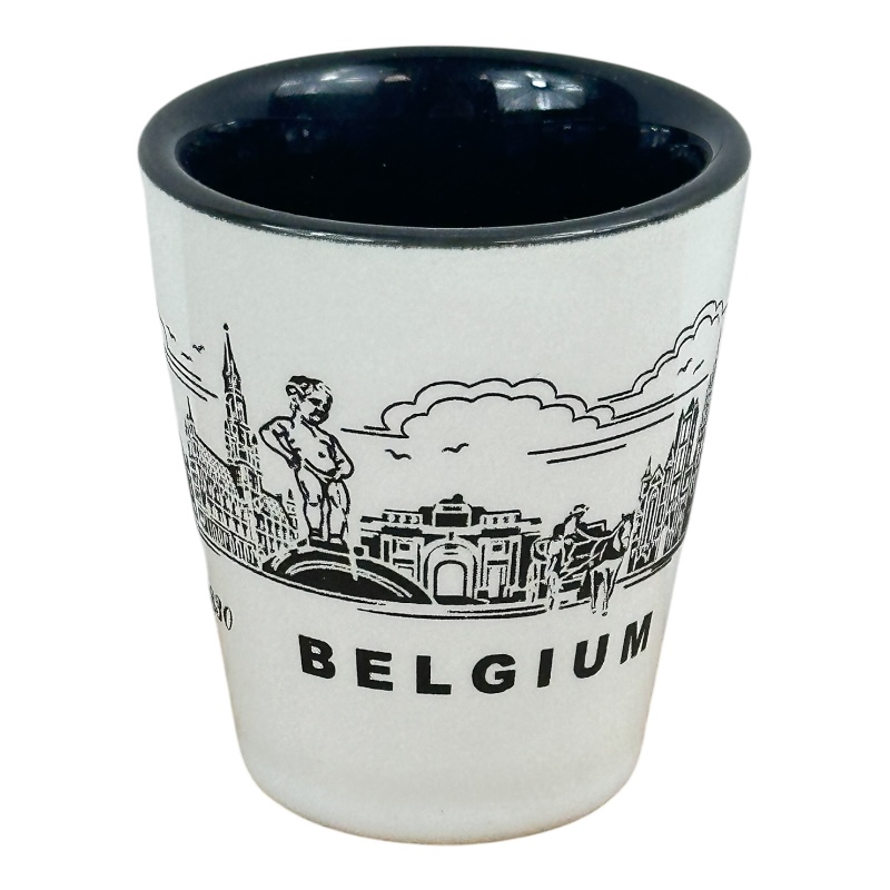 Shotglass S1 Belgium Skyline