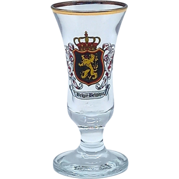 Shotglass S12 Belgium Emblem