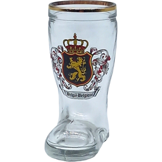 Shotglass F1 Belgium Emblem