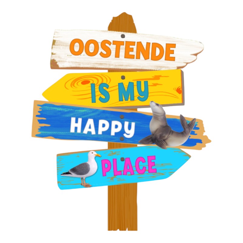 Magneet Oostende happy place