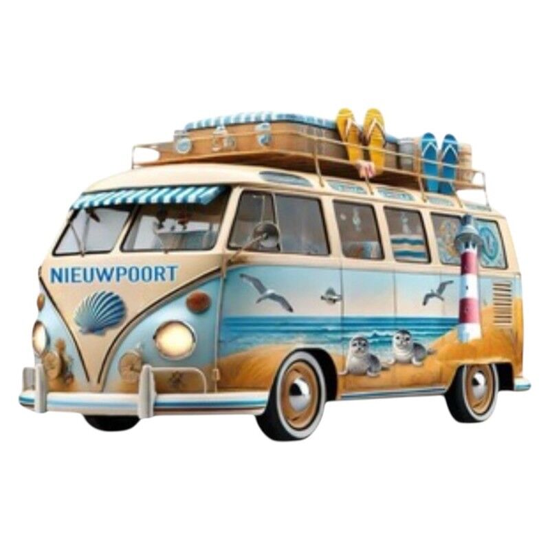 Magneet vw bus Nieuwpoort