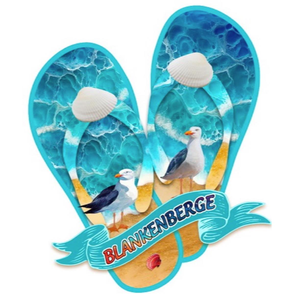 Magneet slippers Blankenberge