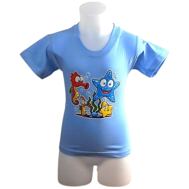 T-Shirt Kids Seastar Sky Blue 1600505A