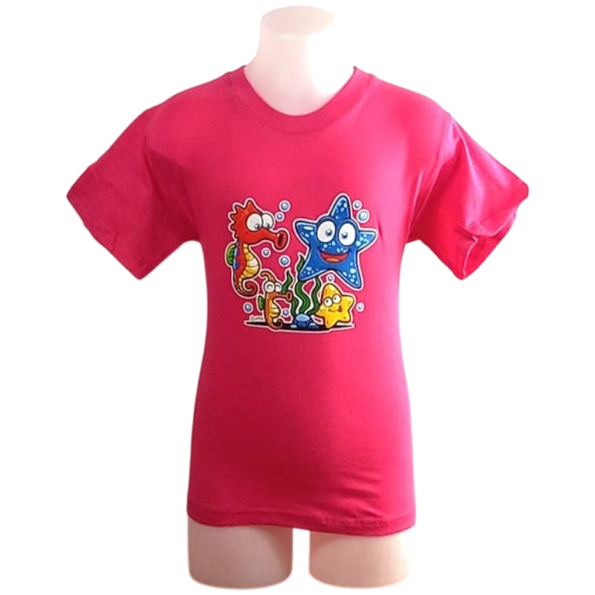 T-Shirt Kids Seastar Fuchia 1600505A