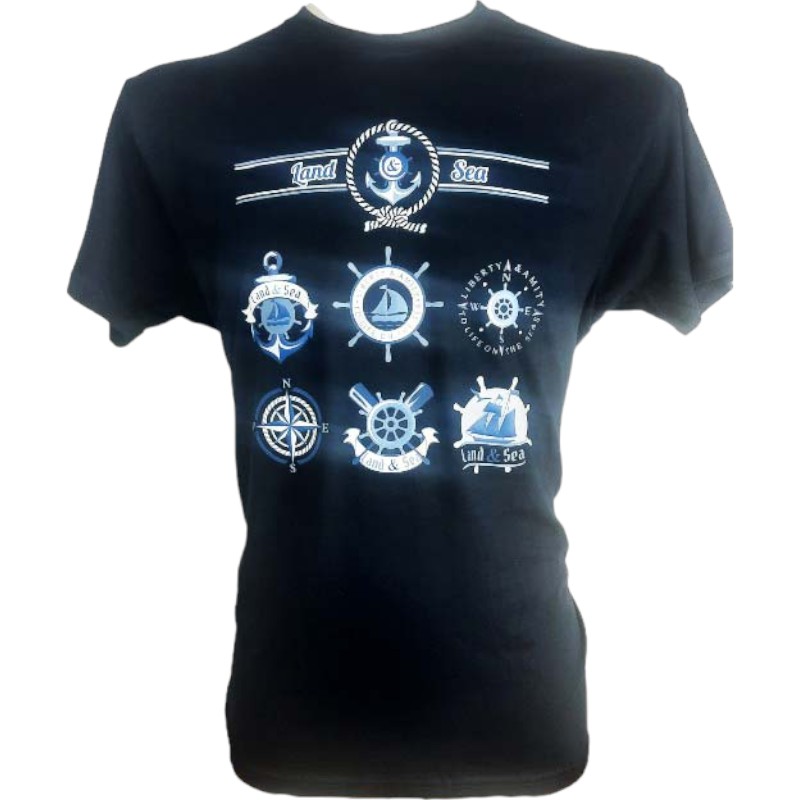 T-Shirt Land & Sea Navy 1500215A