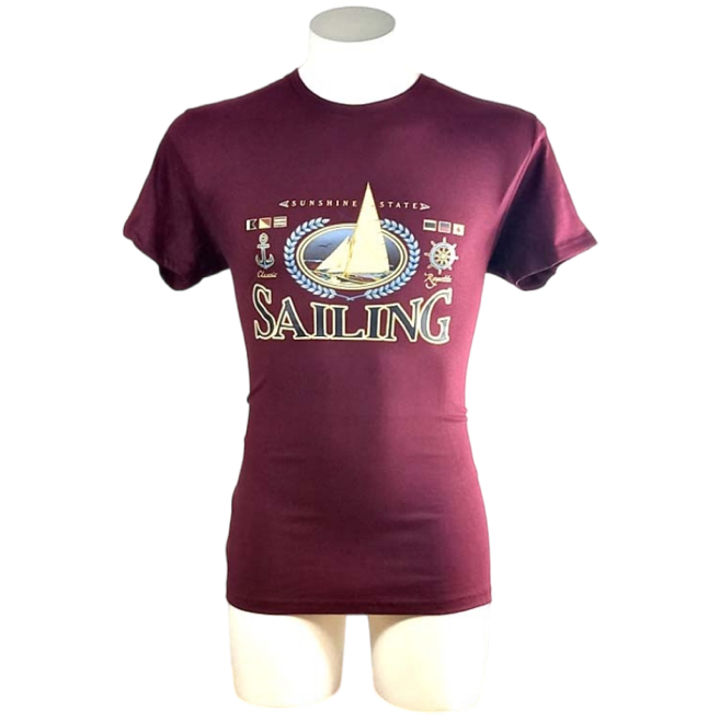 T-Shirt Sailing Burgundy 1701006A