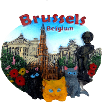 Magneet Brussels Katten 