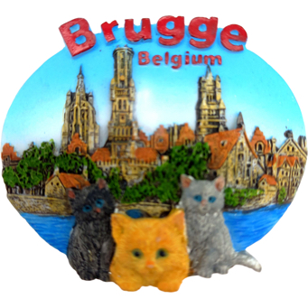 Magneet Brugge Katten