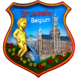 Magneet Schild Brussel  