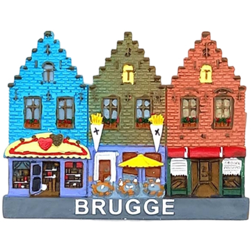 Magneet Serie Huisje Brugge