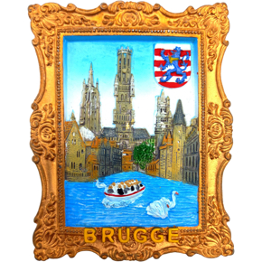 Magneet Brugge Goudrand 