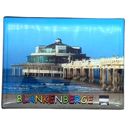Fotomagneet 8X6 Cm Blankenberge Pier