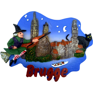 Magneet Brugge Heks