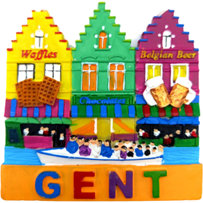 F/Poly Magnet Gent Houses Boat