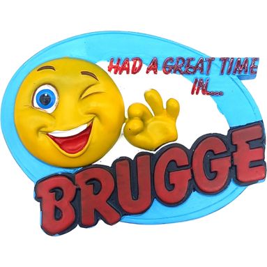 Poly Magnet Brugge Emoticon