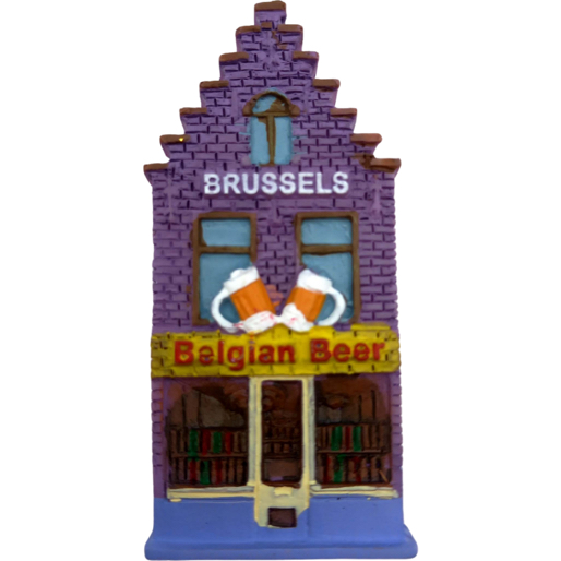 Uf/Poly Magnet House Brussel Beer 5.5 Cm 