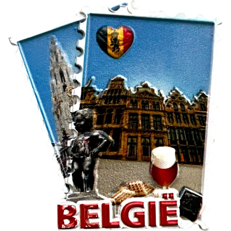 Magneet België Postzegel