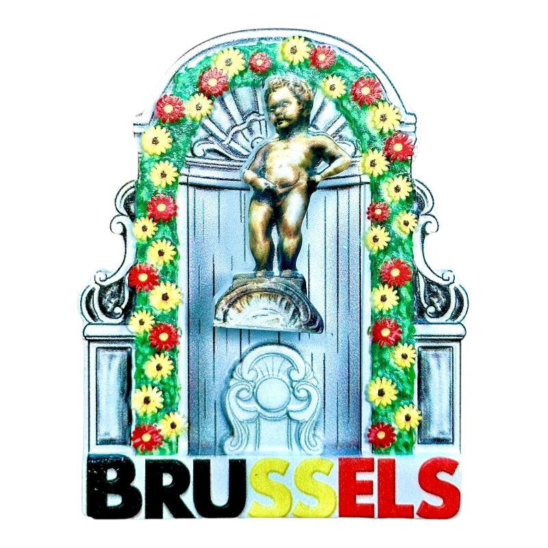 Magneet 3D Brussel 27 spring