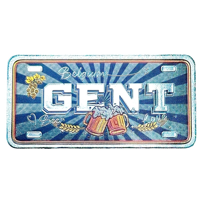 Aimant plaque Gand bière