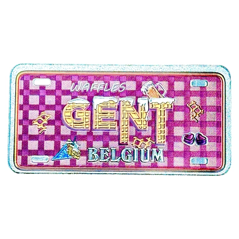 Aimant plaque Gand gauffre