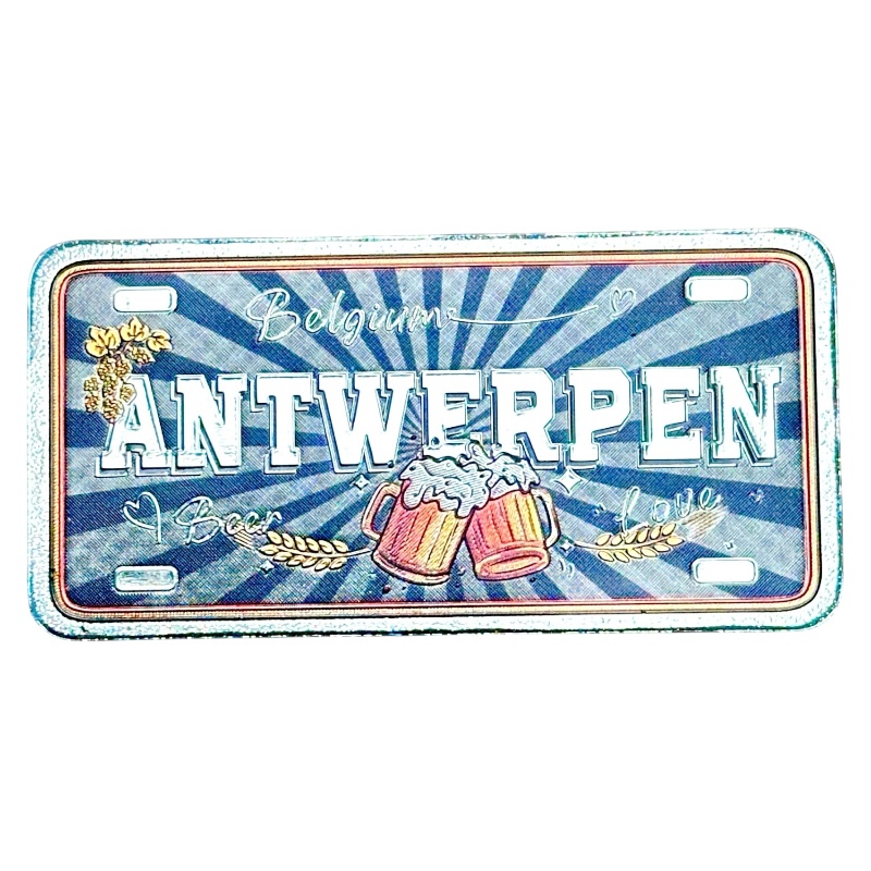 Aimant plaque Anvers bière