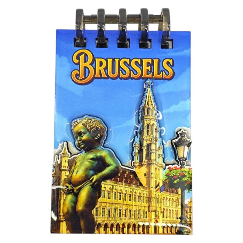 Magneet notaboekje Brussel