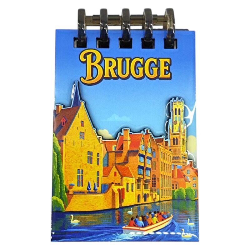 Magneet notaboekje Brugge