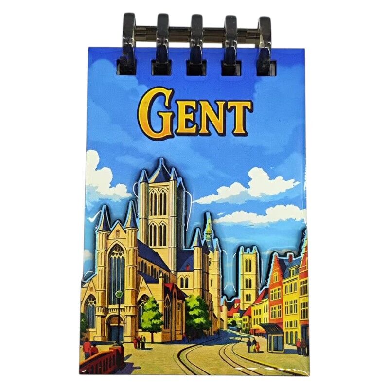 Magneet notaboekje Gent