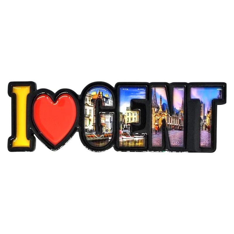 Magneet I love Gent mdf