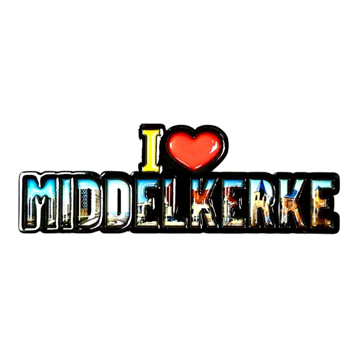 Magneet I love Middelkerke mdf