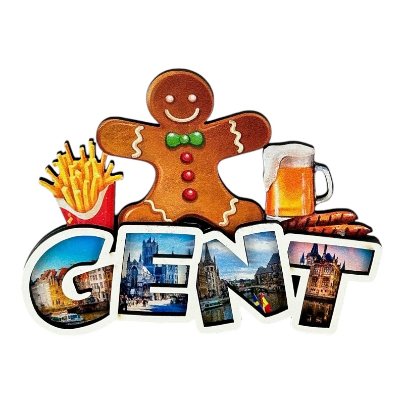 Magneet Gent kerst