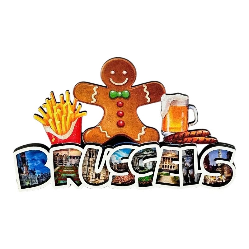 Magneet Brussel kerst