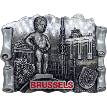 Metal Magnet Brussels Parchment 