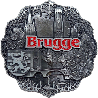 Metal Magnet Brugge Lace 12/240