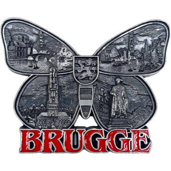 Metal Magnet Brugge Butterfly