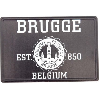 Metal Magnet Licence Plate Brugge Velvet