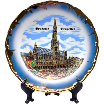 Plate 19 Cm /35 Brussels Hv Barok