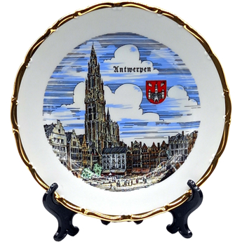 Plate 19 Cm Antwerpen Kathedraal