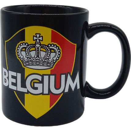 Black Mug Belgium Crown / B16 6/36