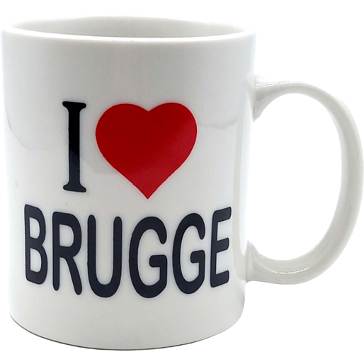 White Mug I Love Brugge 6/36