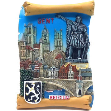 Uf/ Perkament Gent Panorama Hars 14 Cm  1/96