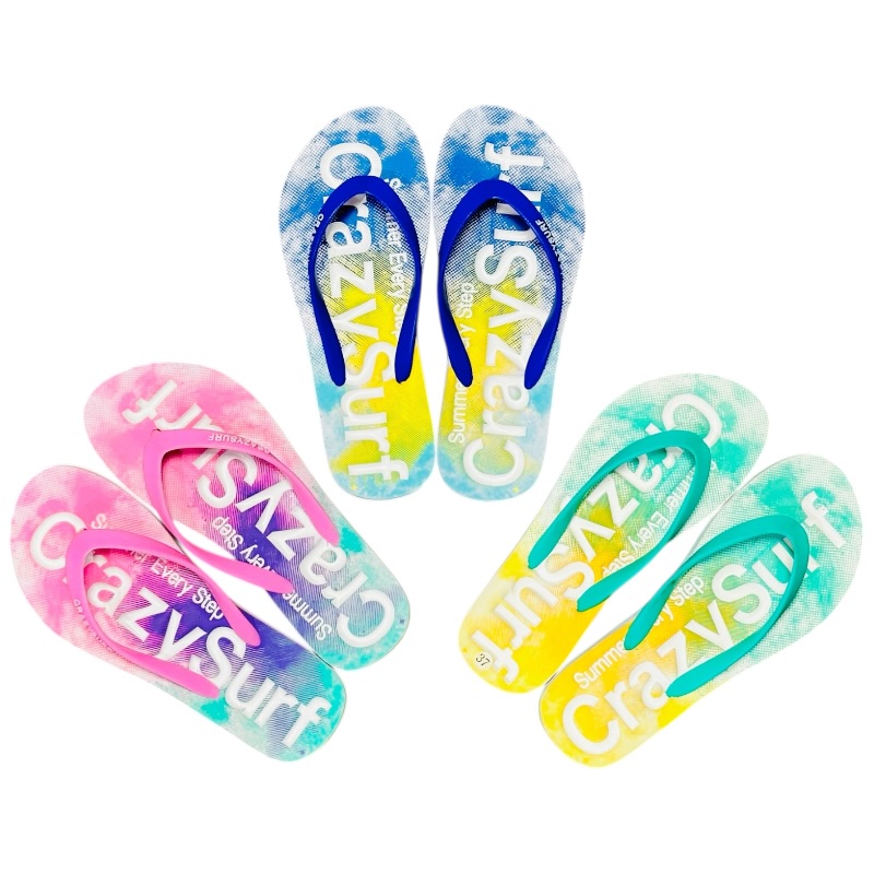 Flipflop Crazy Surf Ladies 37-41 3 ass