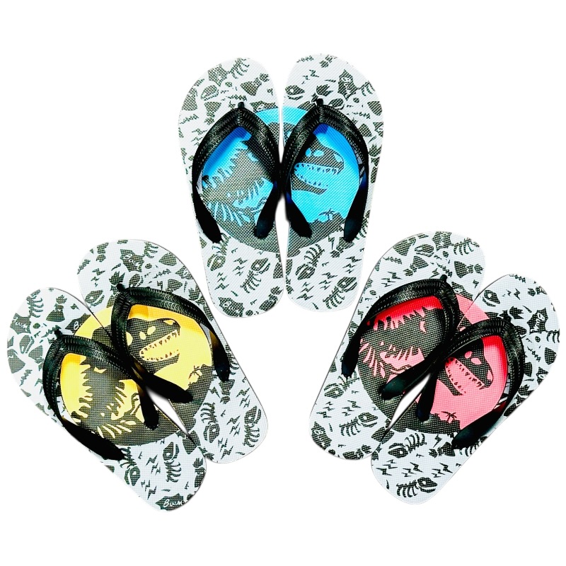 Flipflop boys 30-35 Dinosaur 3 ass